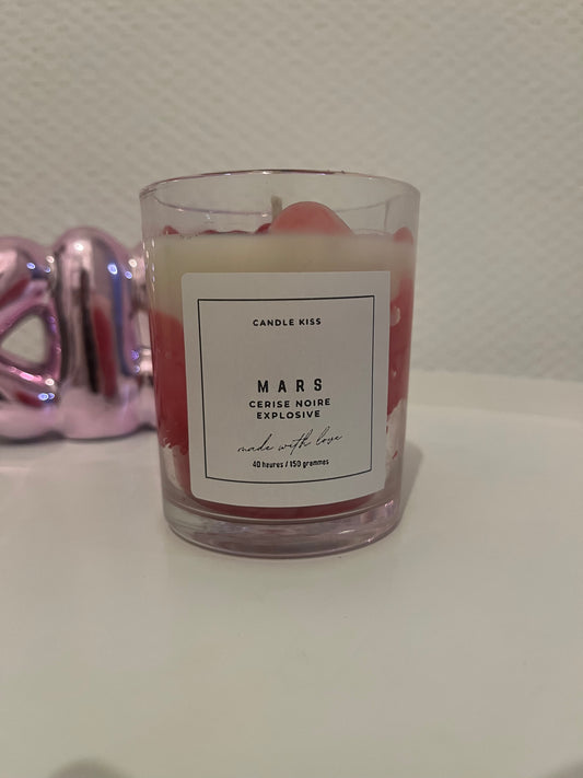 Bougie Mars - Cerise Noire Explosive