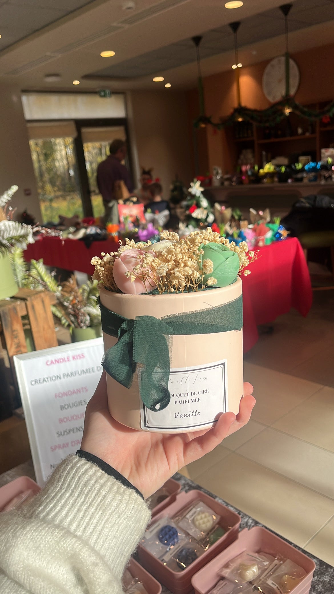 Le bouquet de fleur éternel - Vanille