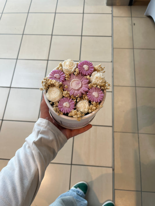 Le bouquet de fleur éternel - Fleur de coton