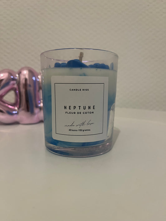 Bougie Neptune - Fleur de Coton