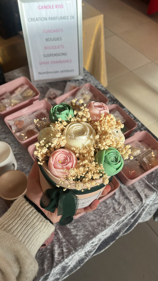 Le bouquet de fleur éternel - Vanille