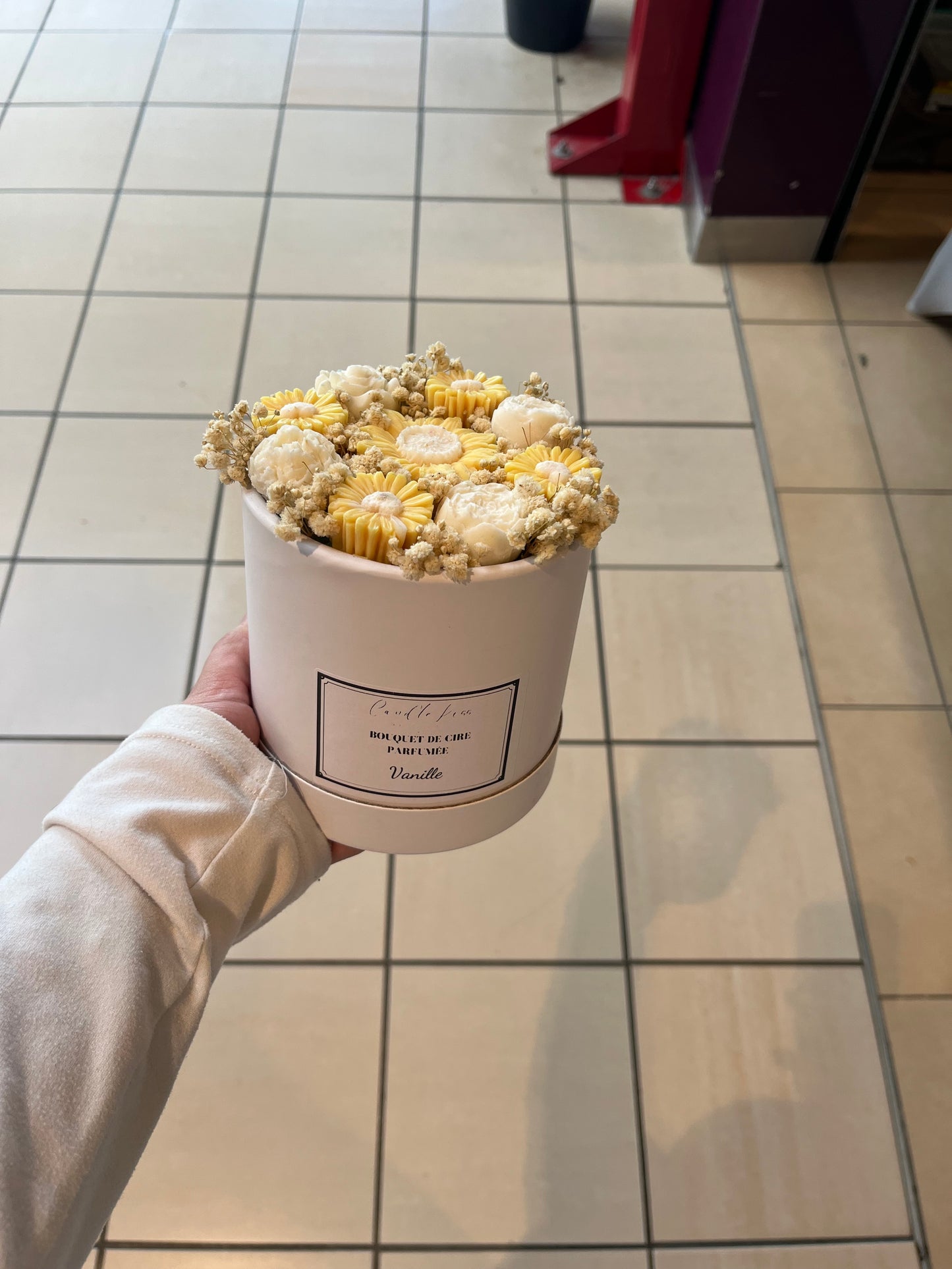 Le bouquet de fleur éternel - Vanille