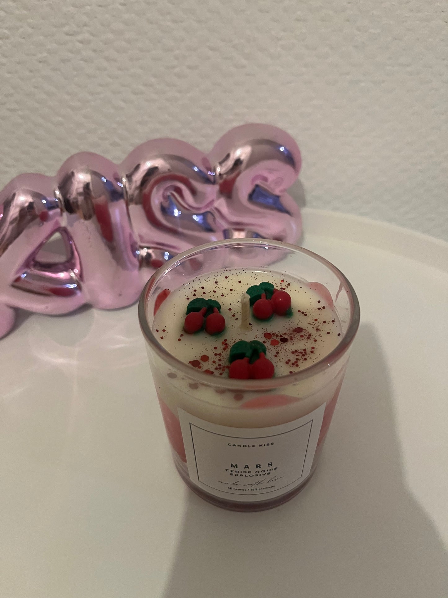 Bougie Mars - Cerise Noire Explosive